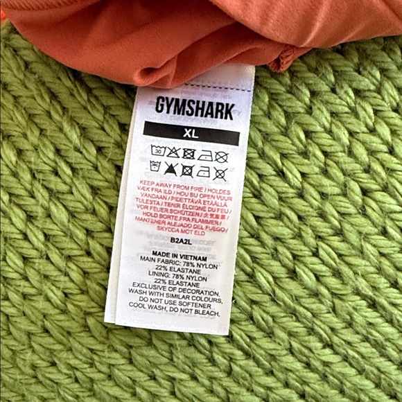 Gymshark X Kendra Kathryn Women's Orange Sports Bra XL - Picture 4 of 5
